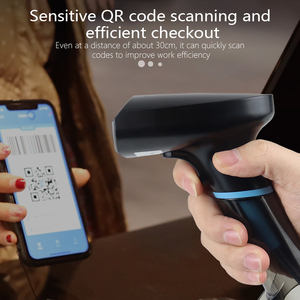 USB kablolu el barkod tarayıcı süpermarket Sunmi Pos 1D 2D QR kod okuyucu LED/CCD işık A4 COM tarama baskı stok - Product Image 6