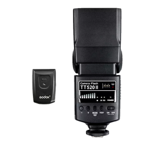 Godox Thinklite相机闪光灯TT520II内置433兆赫无线信号，适用于佳能N ikon Pentax索尼富士奥林巴斯DSLR相机 - Product Image 3
