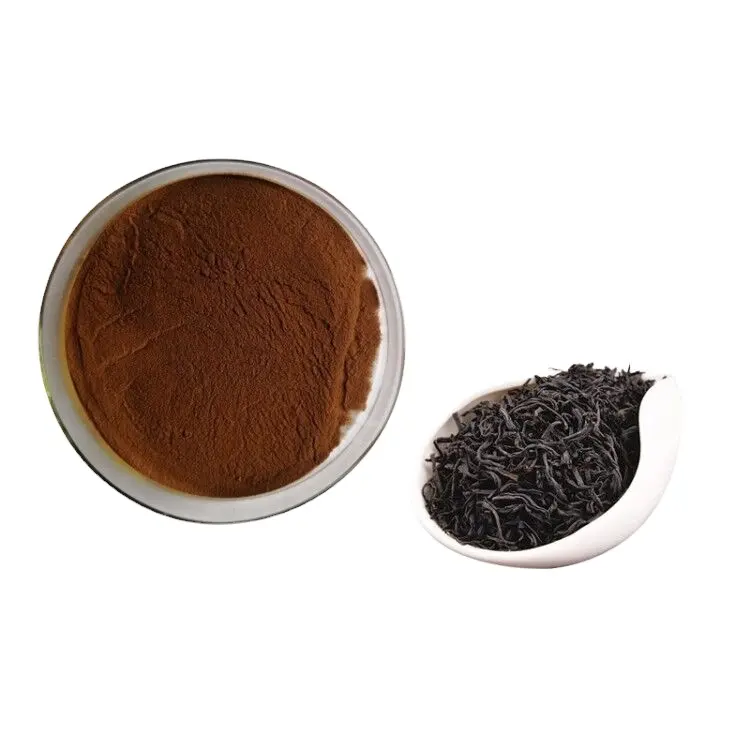 مسحوق شاي أسود الفوري الصيني الصالح للأكل بسعر الجملة مسحوق مستخلص الشاي الأسود