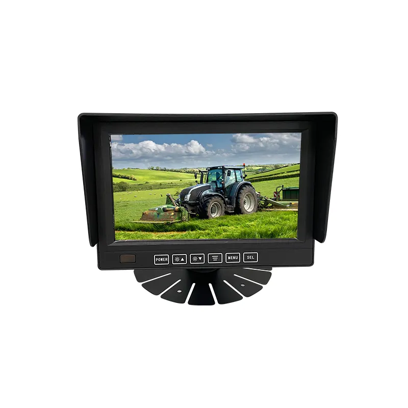 360 AHD vista panorámica de pájaro sistema de seguridad de estacionamiento dispositivo de grabación Monitor de Tv de coche cámara de respaldo producto Monitor de 7 pulgadas