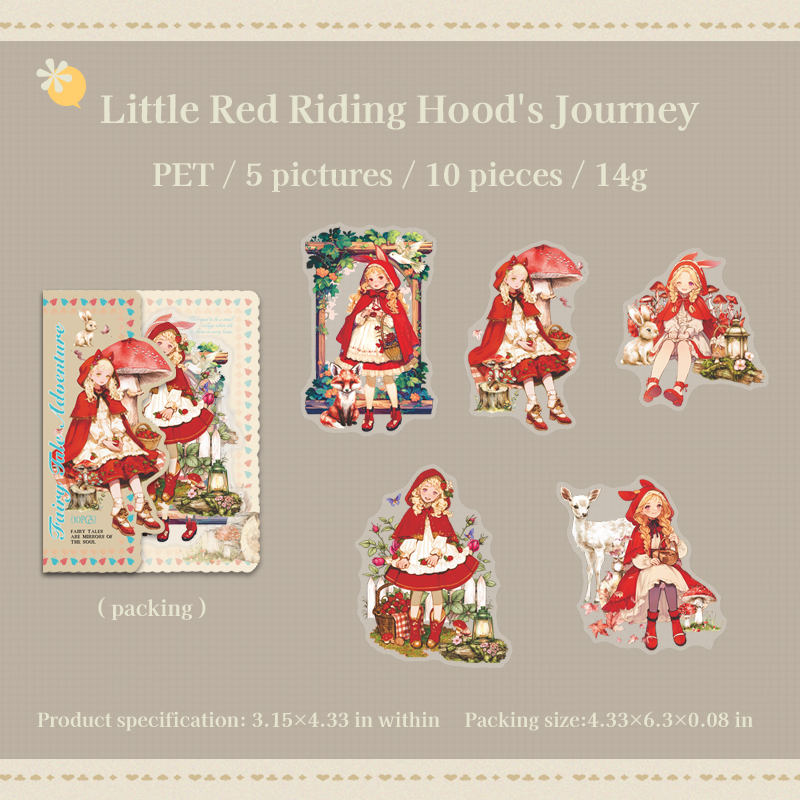D Little Red Riding Hood's Journey