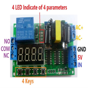 IO23B01 AC 110V convertitore 220V multifunzione Self-lock relè PLC ciclo Timer modulo Delay Time Switch - Product Image 6
