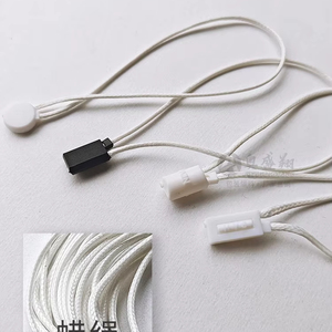 Reasonable Price Garment <strong>Elastic</strong> Seal <strong>Tag</strong> <strong>String</strong> Wholesale Custom Embossed Plastic <strong>hang</strong> <strong>Tags</strong> <strong>String</strong> - Product Image 1