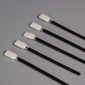 Tampone di schiuma rettangolare Sterile per la pulizia della testa che dettaglia il tampone di schiuma di solvente in fibra ottica senza pelucchi