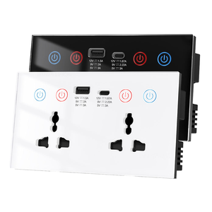 XZJ图雅图雅Wifi智能插座，带USB C型接口，147通用电源插座13A双插座开关 - Product Image 1