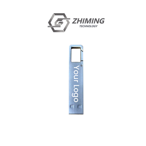 热迷你金属u盘标志设计USB2.0接口16G 32G 64g存储选项钥匙圈小当前速度读取定制 - Product Image 3