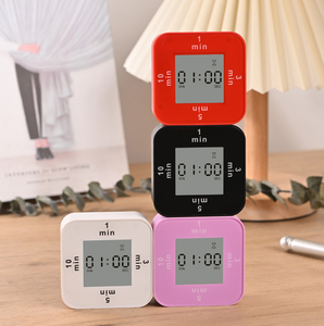 Syh1237 bianco LCD digitale Timer da cucina multifunzione conto alla rovescia promemoria con allarme forte piccolo orologio elettronico in plastica - Product Image 4