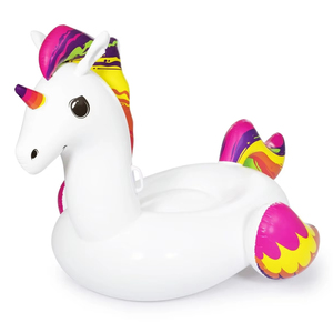 Einhorn PVC Aufblasbarer Pool Float Magisches Design für Sommers paß mit Kindern und Erwachsenen