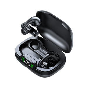 JR03 TWS Wireless Clip-On Sports Headset LED Display Black Pain-Free Wearing for Bluetooth V5.3 for <strong>Apple</strong> Chipset - Product Image 2