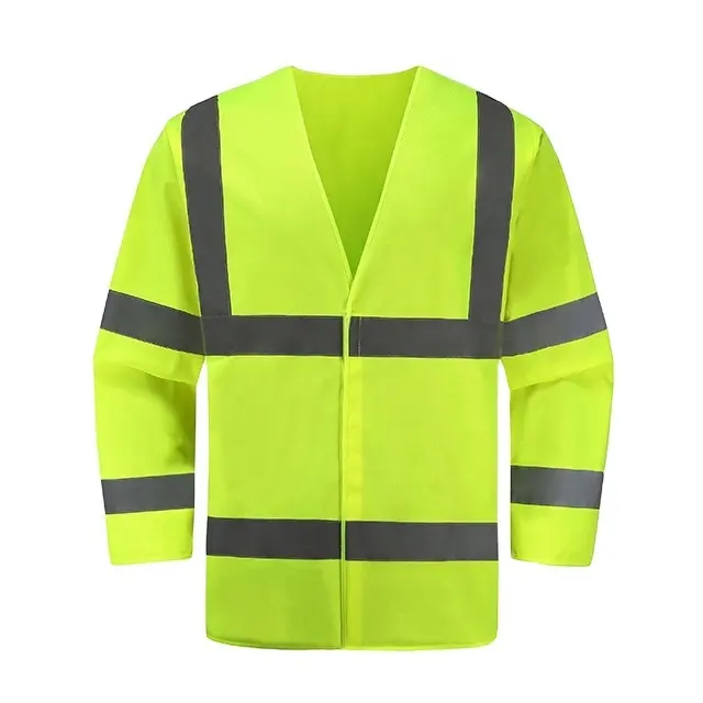 Long Sleeve Reflective Safety Clothes High Visibility Vest Used Clothes Cheap