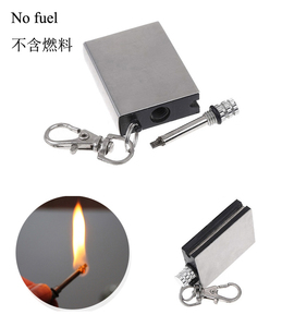 K074 Flint Fire Starter Permanent <strong>Match</strong> Striker Keychain Portable Thousands of <strong>Times</strong> <strong>Matches</strong> Key Chain Lighter Kit - Product Image 4