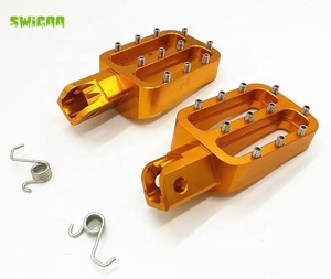אופנוע cnc bilet mx רחב רגל רגליים pedals מנוחה רגל יתדות כף רגל עבור kawasi honda kawasi 125 kx250 <span class=keywords><strong>kx250f</strong></span>