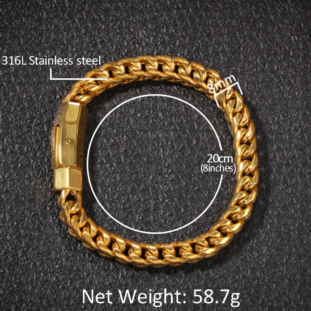 Gold 8mm