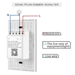 Smart WiFi Touch Control Stepless Dimmer <strong>Light</strong> <strong>Switch</strong> US Dimmer <strong>Switch</strong> Wifi Tuya App Us Dimmer <strong>Switch</strong> - Product Image 3