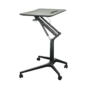 Height Adjustable Laptop <strong>Desk</strong> with Wheels Adjustable Rolling Bedside Table <strong>Computer</strong> <strong>Desk</strong> Lectern <strong>Simple</strong> Office <strong>Desk</strong> - Product Image 4