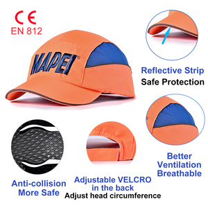 شعار مخصص Ce En812 غطاء أمان عثرة السلامة قبعة صلبة غطاء عثرة غطاء عثرة مع شريط عاكس - Product Image 3