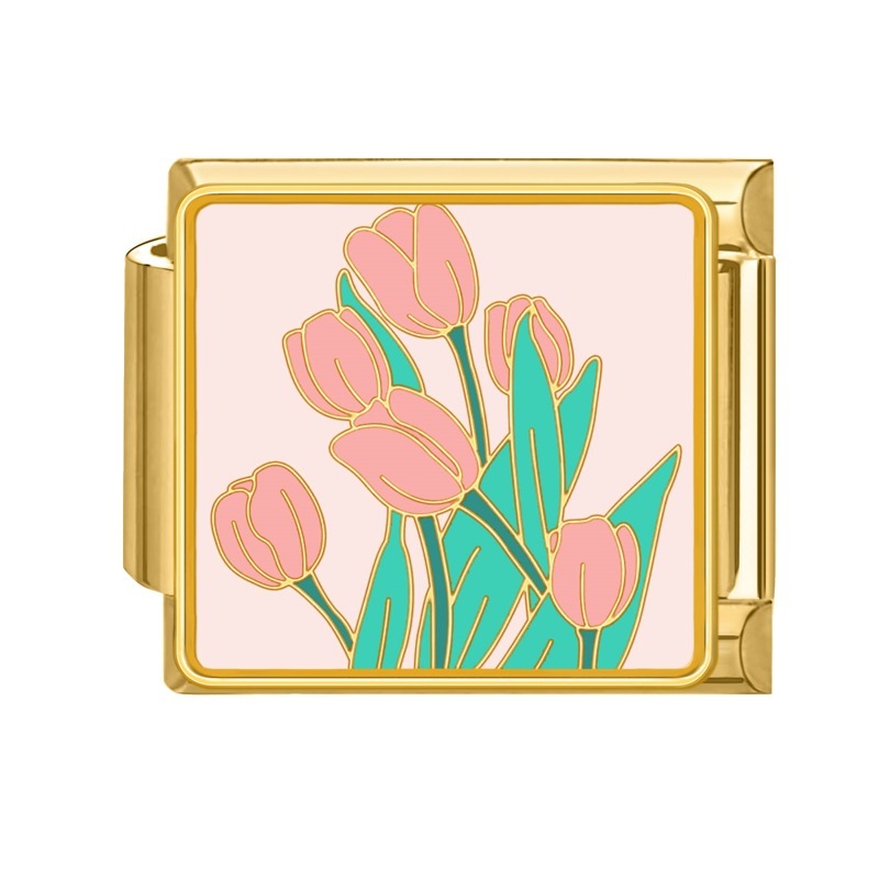 Gold background-floral-11