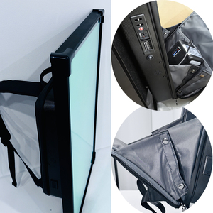 Nueva promoción Mochila LCD LED Publicidad Walking Billboard con APP Control y diseño ligero