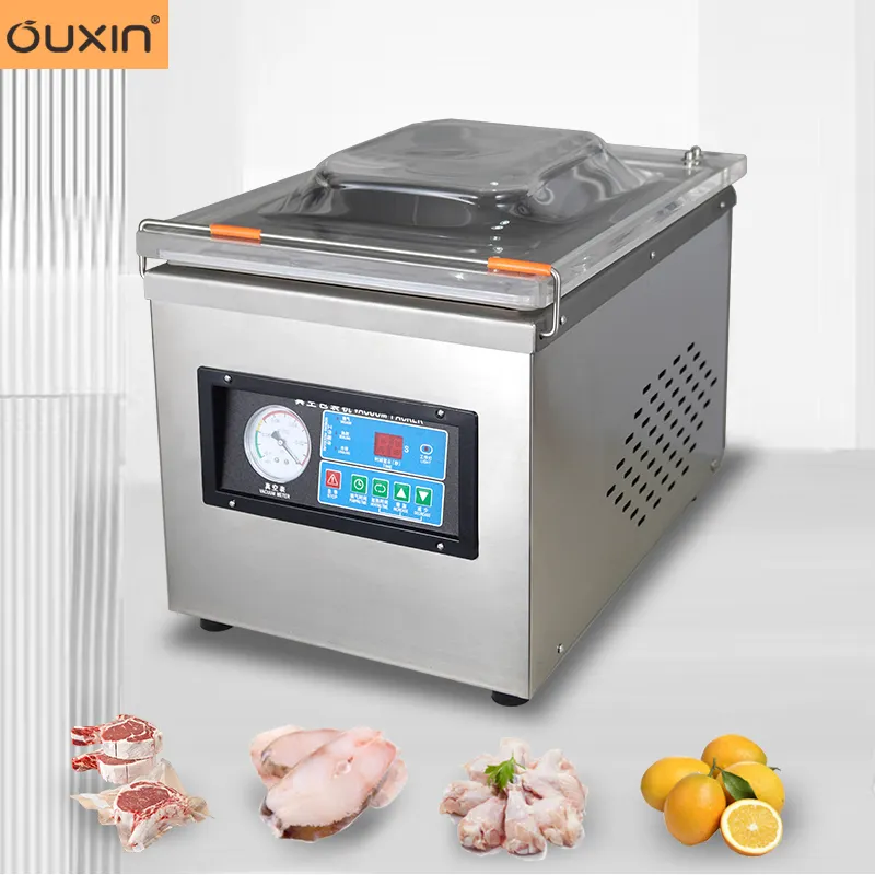 Os-320 Industriële/Huishoudelijke Tafel Vacuüm Sealer Machine Voedsel Vlees Fruit En Groenten Vacuüm Verpakkingsmachines