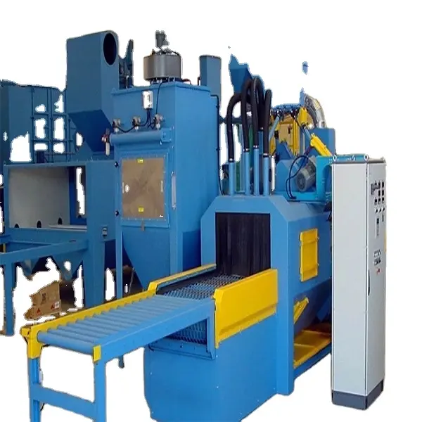 Roller Conveyor Stone/Marble/Granite/Paves/ Concrete Blocks Shot Blasting Machine