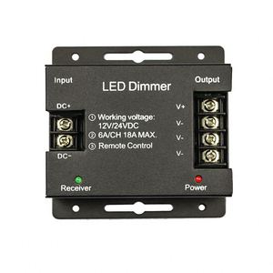 12V 24V High Quality 11Keys Led Dimmer <strong>Remote</strong> <strong>PWM</strong> Rf 18A Momo Color LED Strip Light Dimmer <strong>Controller</strong> - Product Image 2
