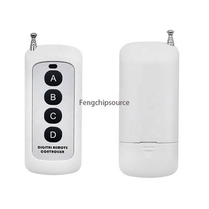 Fernbedienung mit vier Tasten hohe Leistung 1.000 m Fernbedienung 433 MHz fester Code lernen 1527 - Product Image 2