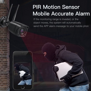 WiFi Bullet di alta qualità 5MP 3.6MM obiettivo Audio bidirezionale IMX307 telecamera di sicurezza Wireless CCTV per visione notturna - Product Image 6