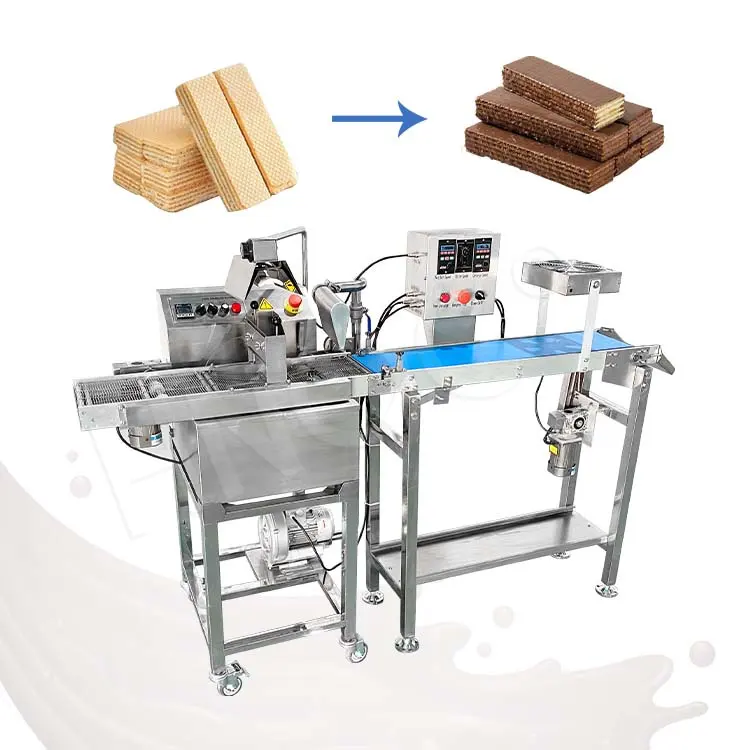 HNOC Grande machine à enrober les biscuits et le chocolat d'établi pour la crème glacée