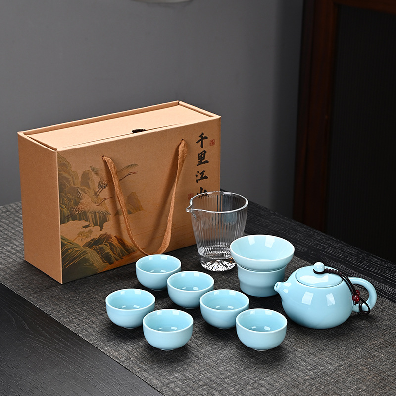 Ensemble de dix pièces Xishi - Bleu Ciel