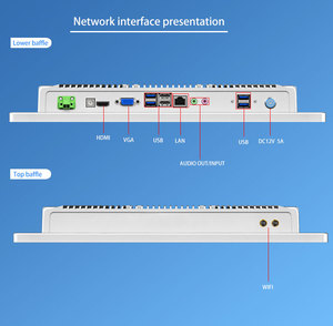 Industrieller kapazitiver 21,5-Zoll-Touchscreen-Computer mit offenem Rahmen für Raspberry PI 2 Linux-System-Flachbildschirm-Touchscreen-Computer - Product Image 2