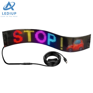 LEDIUP App-gesteuerte digitale Soft Flex-Bildschirm platine Bunte programmier bare Scrolling-LED-Text nachricht schilder Neuer Zustand - Product Image 3