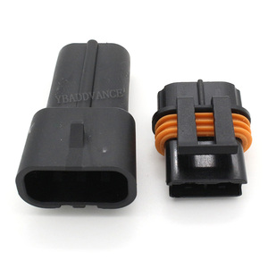 Conector de amplificador automático, macho y hembra, 2 pines, Jpt, negro, para Delphi - Product Image 1