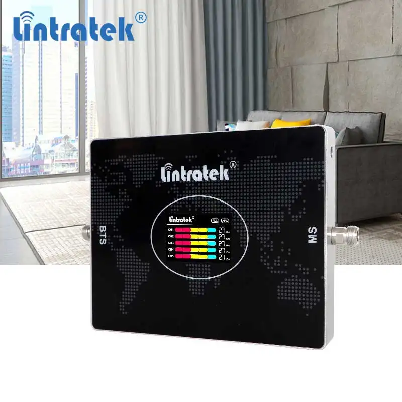 Lintratek 밴드 5 부스터 신호 2g 3g 4g 850 mhz 리피터 네트워킹 리피터 OEM lte 신호 부스터 800 mhz 리피터 4g