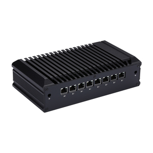 Qotom Thin Client PC 8 LAN Pfsense Opnsense Firewall Server Core I3 i5 i7 10th Gen Procesador Ubuntu Mini PC integrado sin ventilador