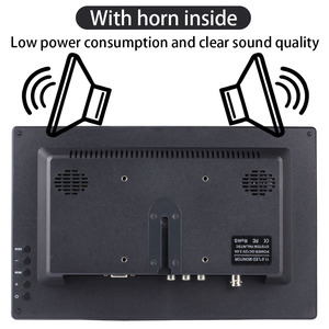 Monitor LCD HD de 11,6 pulgadas para coche y Mini ordenador de TV, pantalla a Color, 2 canales, entrada de vídeo, Monitor de seguridad con altavoz VGA - Product Image 3
