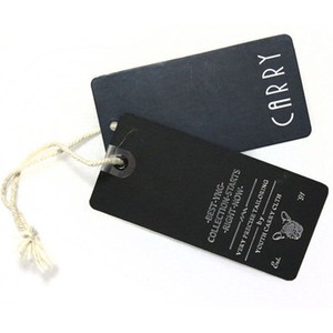 Etiquetas colgantes para ropa, con cordón y ojal, de papel, con logotipo personalizado, barato, gran oferta - Product Image 4