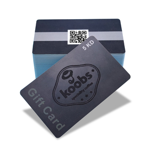 Impresión personalizada LOGO PVC Plástico Scratch Voucher Tarjeta de regalo con código de barras y código QR - Product Image 3