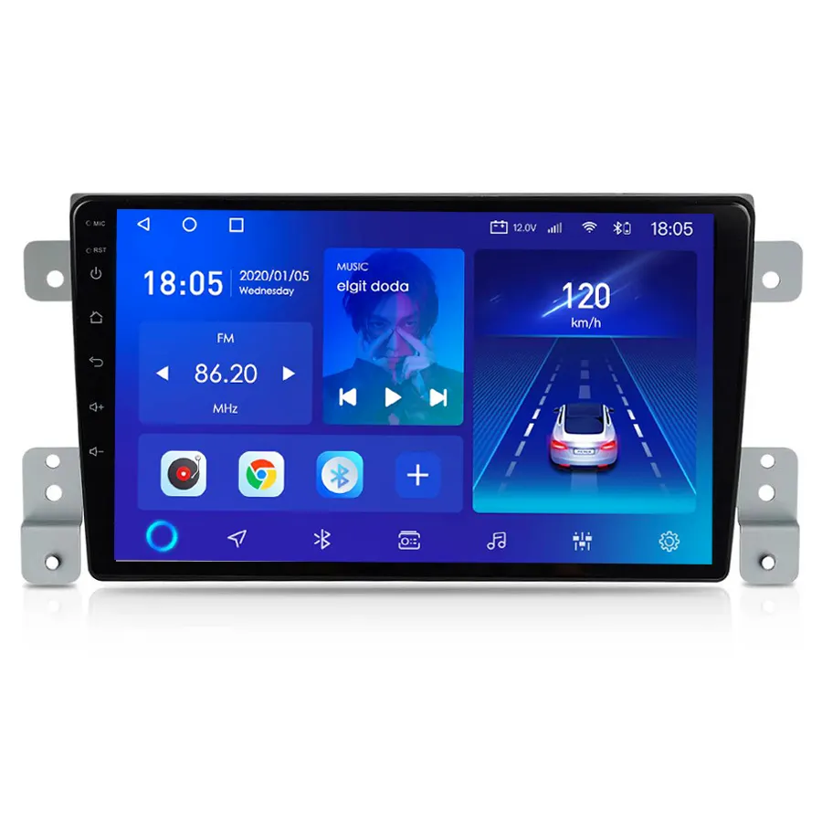 Android 12 Cho Suzuki Grand Vitara 3 2005 - 2015 Xe Stereo DVD Player Car Audio Player 2 Din 2din DVD CARPALY DSP RDS