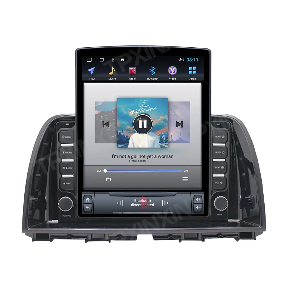 TPXINXIN – autoradio Android, Navigation GPS, lecteur DVD, stéréo, pour voiture Mazda Cx-5, 2012-2017