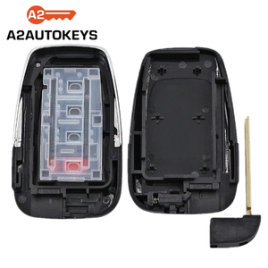 トヨタカムリプラド201820194ボタン315/433 MHZ 4Aチップ用A2AUTOKEYS緊急キーブレードカースマートリモートキー - Product Image 2