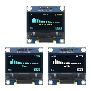 0,96 Zoll OLED SSD1306 Weiß/Blau/Gelb 128 X64 IIC I2C Serielles Anzeige modul 12864 LCD-Bildschirm platine Für Arduino