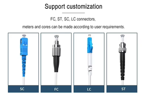 Fibra de fábrica SC APC a SC APC FTTH Cable de conexión preconectado Cable de caída Conector de cable óptico LSZH PVC para comunicación de red - Product Image 5