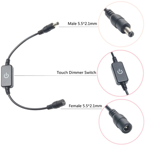 ESann 12V singolo colore ON OFF in linea Led Touch Dimmer interruttore controllo luminosità Led Dimmer - Product Image 4