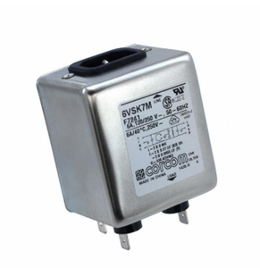 TE Connectivity 6VSK7M Single-Phase 6A Flanged Filters <strong>IEC</strong> <strong>Input</strong> <strong>Connectors</strong> - Product Image 1
