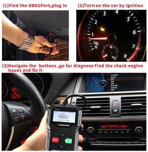 Universal Car <strong>Code</strong> Reading Tool KW590 12V Car OBD2 Trouble <strong>Code</strong> Diagnosis Scanner KONNWEI OBD2 Automotive Diagnostic Equipment - Product Image 5