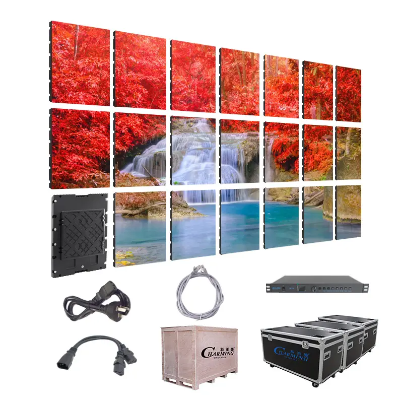 Écran LED P1.86 P2 P2.5 Chine Rideau vidéo sexy Mur d'affichage à LED Vidéo chaude