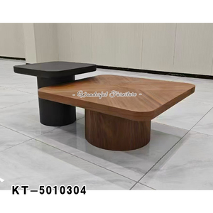 Retro Style Simple Italian Coffee <strong>Table</strong> Living Room Square <strong>Table</strong> High and Low Side <strong>Table</strong> <strong>Sets</strong>