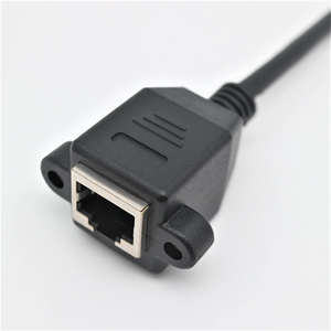 RJ45 8 p8c cavo di rete maschio e femmina hanno due M3 dadi per fissare il cavo personalizzato - Product Image 3