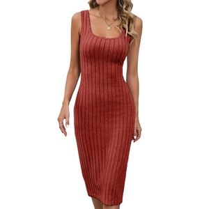 Sexy Gia Vị Cô Gái <span class=keywords><strong>Pit</strong></span> Dải Thiết Kế Cảm Giác Side Chia Mỏng Phù Hợp Với Mỏng Của Phụ Nữ Ăn Mặc - Product Image 5