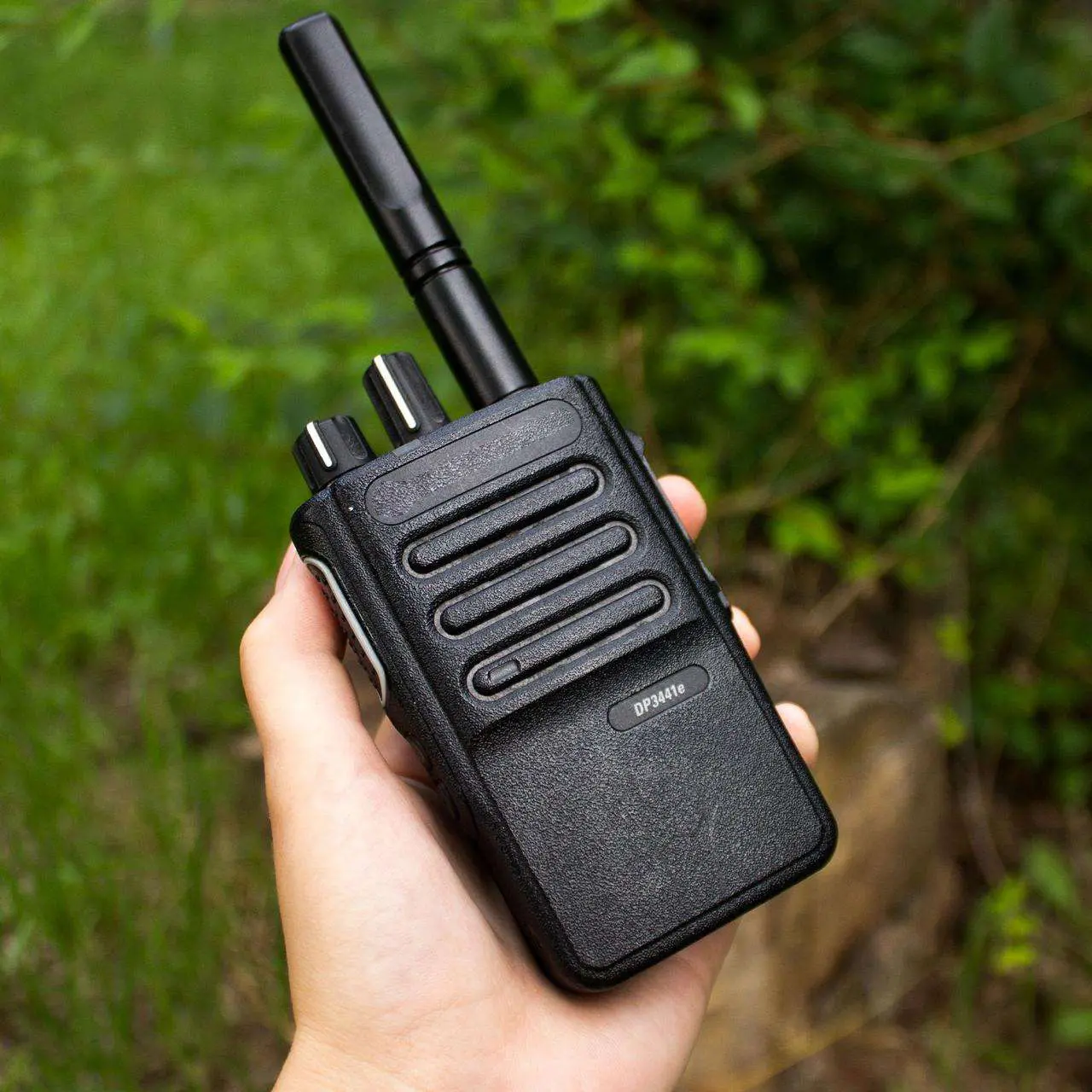 Motorol Dp3441e DMR estándar de dos vías de largo alcance Radio Walkie Talkie Dp3441e VHF portátil Digital Xir E8600 GPS impermeable negro